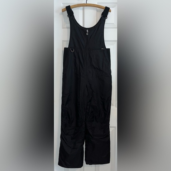 Rawik Snow Bibs Pants Unisex Youth XL Black Overalls Adjustable Outdoor Gear - Picture 1 of 3